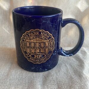 Highland Park High School Dallas Texas Blue Gold Vintage Rare